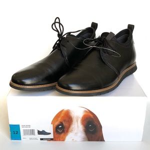 New Hush Puppies Colby Oxford Leather Men Shoes 12.  Runs long.